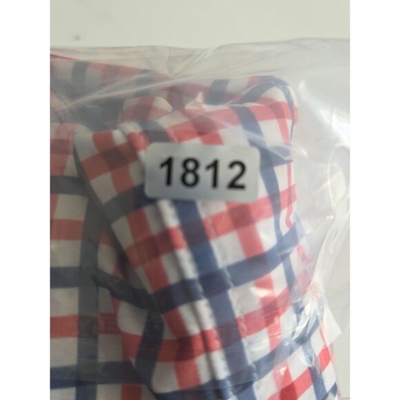 Huk Performance Fishing Shirt Mens XL Red Blue Plaid Short Sleeve Button Up - Picture 5 of 5